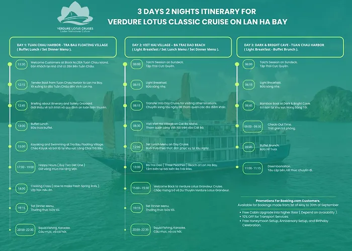 Verdure Lotus Classic Cruise On Lan Ha Bay