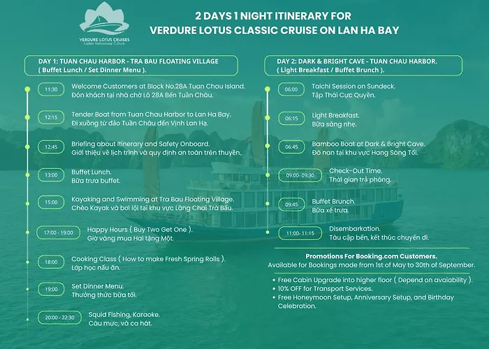 Verdure Lotus Classic Cruise On Lan Ha Bay 